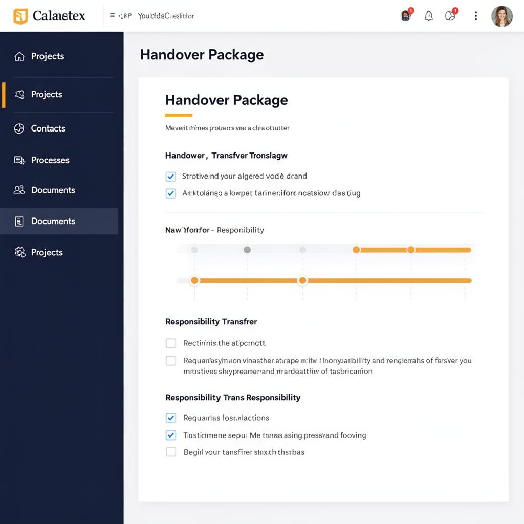 Handover Package